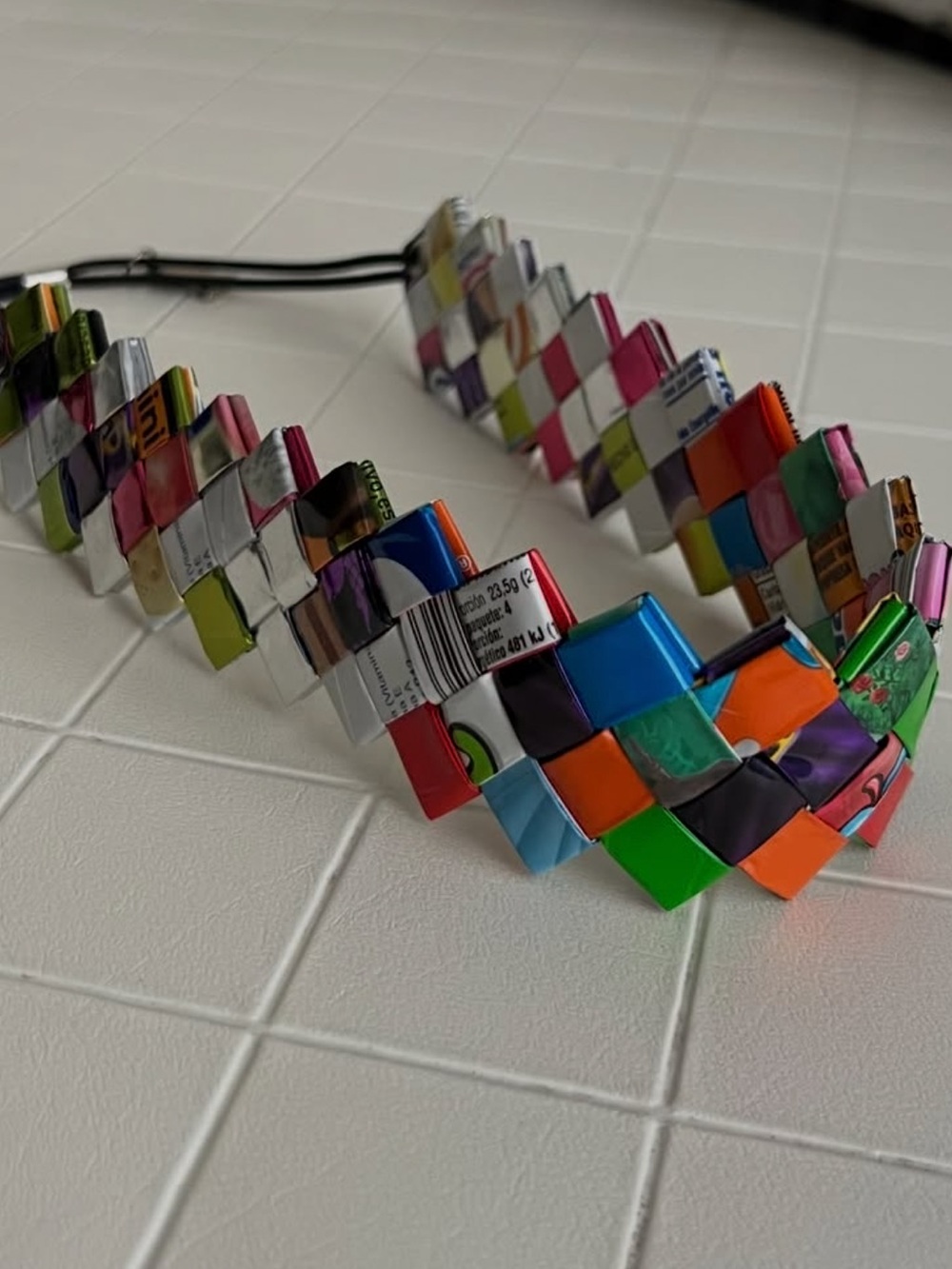 Nahui Ollin Bright Multicolor Woven Headband